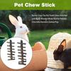 Pet Wooden Tooth Grinding Toys for Rabbits Hamster Chinchilla Small Animals Teeth Chewing Toys Natural Apple Wooden Molar Rod