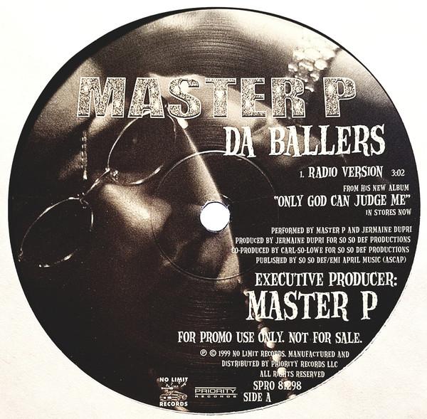 12inch Record MASTER P - Da Ballers SPRO81298 No Limit Record 1999 US Rap & Hip-Hop/R&B Used