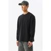 CusTomellow Black Graphic Long Sleeve T shirT Black cwTas25214bkx