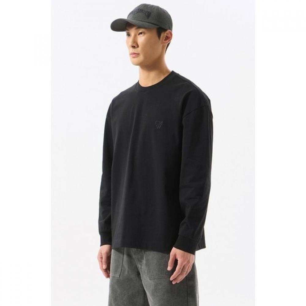 CusTomellow Black Graphic Long Sleeve T shirT Black cwTas25214bkx