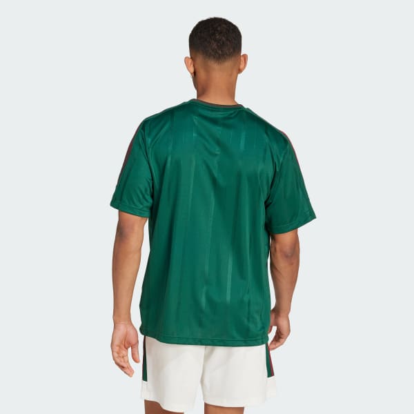 Adidas House of Tiro Nations Pack Tee Dark Green/Collegiate Burgundy/Cloud White Men Streetwear IY2053