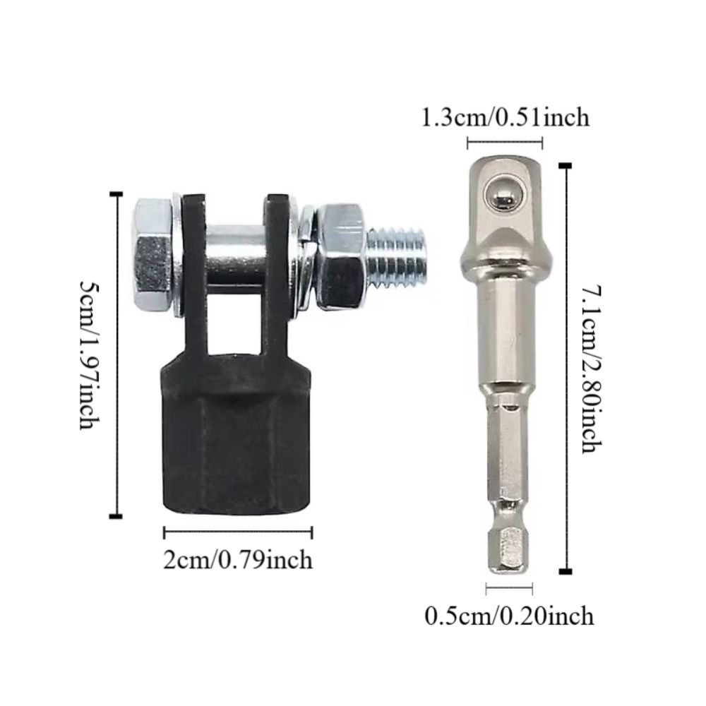Steel Adapter Wrench Tool Impact Resistant Drill Adapters Durable Jack Adapter  Jack