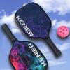 Professional Pickleball Set 2-Player Wood Paddle Racquets 4 Ball Pickleball Rackets Ball Sets Portable Bag