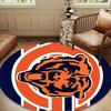 Chicago Bears Logo Round Mat, Anti-slip Circle Carpet Chair Rug For livingroom,Bedroom, Doormat Home Decor Gift Christmas Gifts