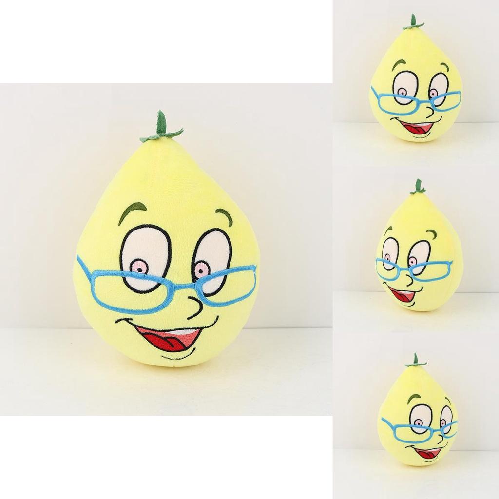 Frau Zitronen und Herr Tomaten Plüschtiere Hergestellt mit PP-Baumwolle und Plüschstoff 16*13*22cm/6.3*5.1*8.7in groß.