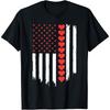 Vintage Valentines Day American Flag Hearts Men Boys Boys Girls Cotton Men T Shirt