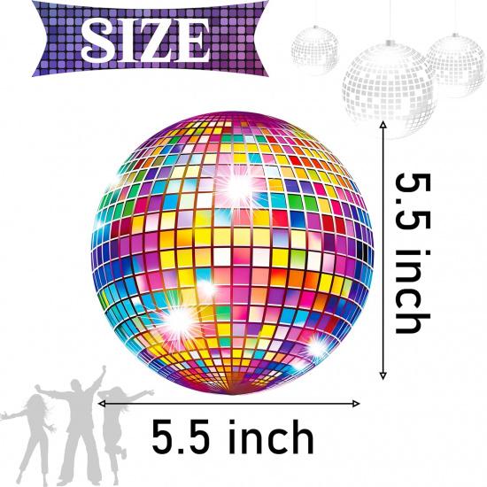 Disco Ball Party Hanging Swirls 70s Disco Birthday Party Decoration Disco Ball Themed Swirl Ceiling Disco Party Hanging Streamer for 70s 80s Baby