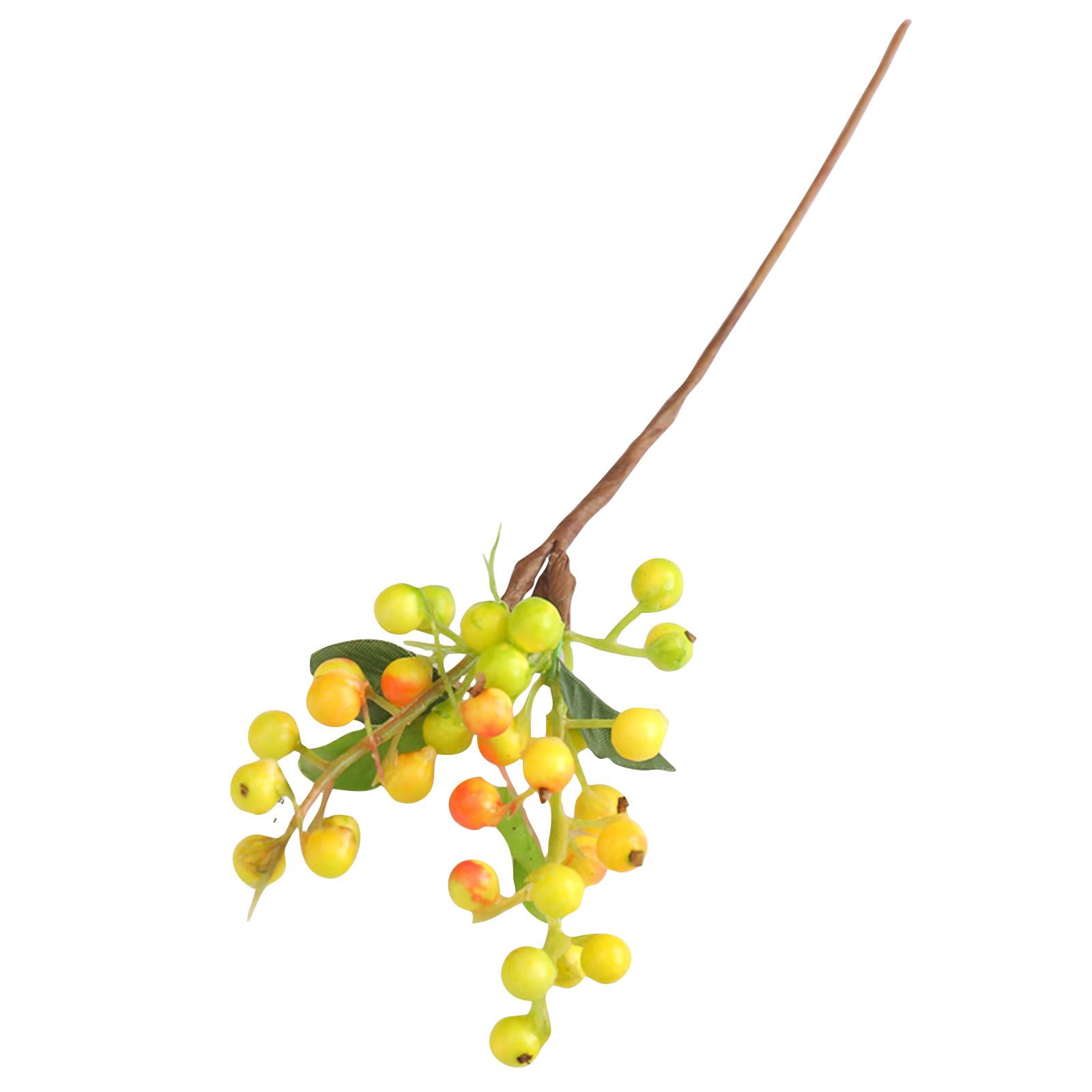 

6 Pack Christmas Picks Artificial Red Berry Stems Fake Holly Berries For Xmas Tree Ornaments DIY Wreath Vase Fireplace Decor One Size