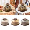 Cake Stand with Dome Lid Display Stand Container Multifunctional Decorative Decorating Wood Cake Plate for Baking Gifts Party