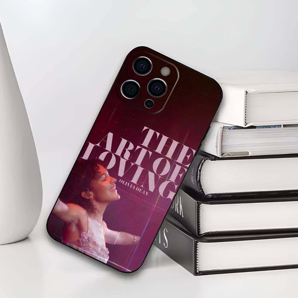 O-Olivia D-Dean Phone Case For iPhone 17,16,15,14,13,12,11 Plus,Pro Max,XS,Soft Black Cover