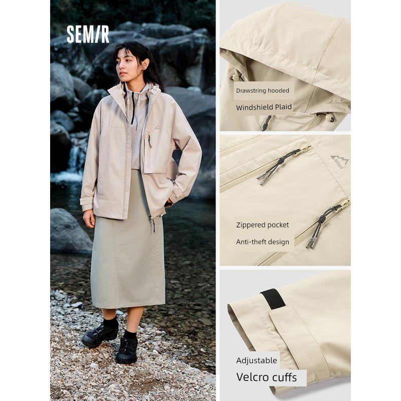 

Senma Весенняя Тонкая Уличная Водонепроницаемая Свободная Куртка Twilight Black(24-year upgrade]) 165/84A/S