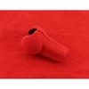 Red Suede Leather Car Gear Shift Knob Trim Cover For Ford Mustang 2015-2023