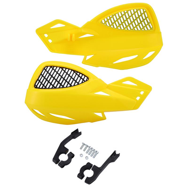 

Универсальная защита рук мотоцикла, защита рук, щиток, ветрозащитное защитное снаряжение для Kawasaki Suzuki Yamaha руль жёлтый