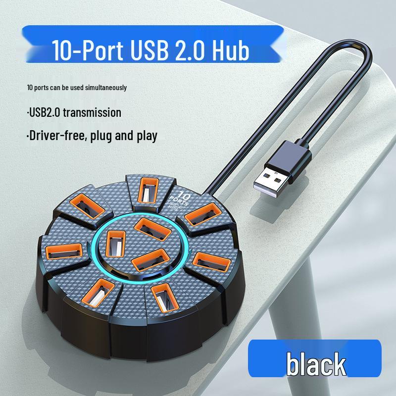 One-Drag-Ten Multi-Port USB Hub Expansion Dock for Laptops