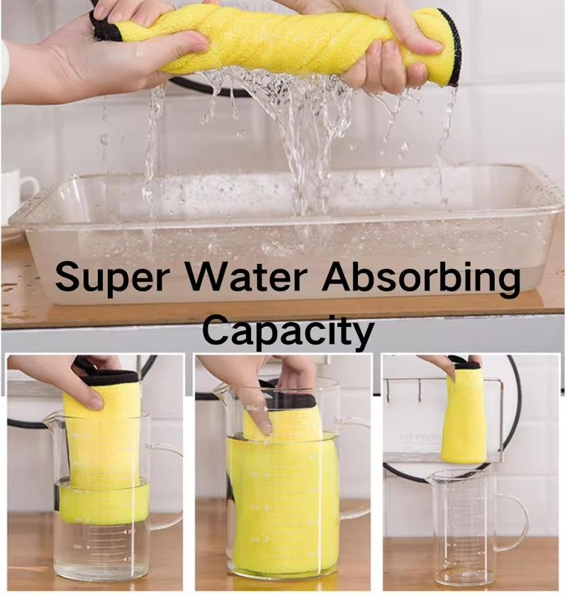 1/20 Stück Dicke Mikrofasertücher zur Autoreinigung Weiches Doppelschicht-Trockentuch Waschlappen Weiches Reinigungszubehör