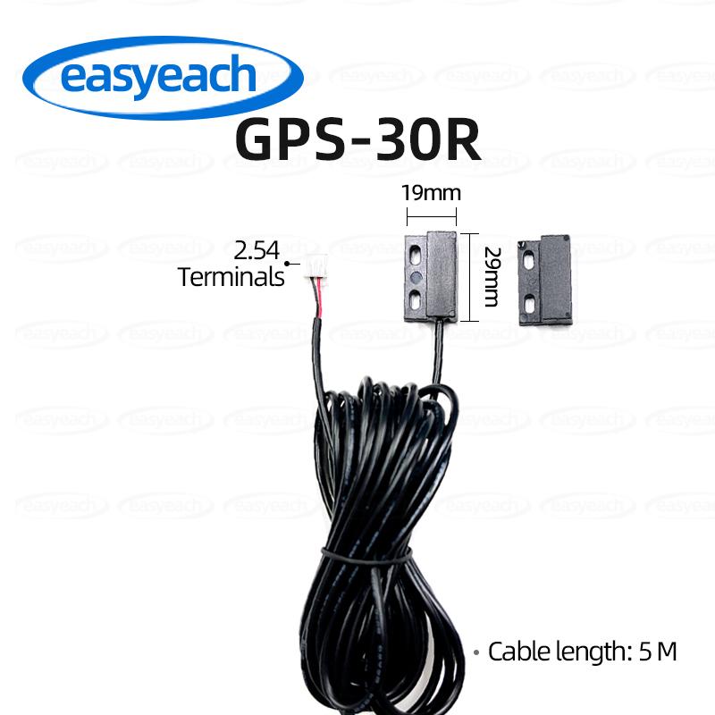 GPS-30 Wired Door 5m Sensor NdFeB Magnetic Sensor Switch Iron Door Open Detector Garage Rolling Door Switch Waterproof Outdoor GPS-30R-5M-Magnets