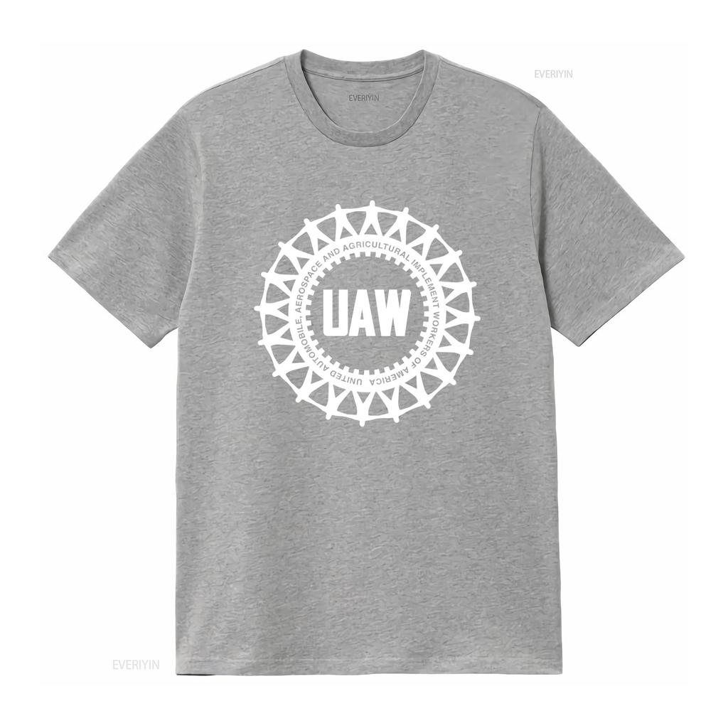 T Shirt UAW International Store Vintage Washed Slightly Fashion Versatile Soft Casual Stretched Top For Everyday Wear