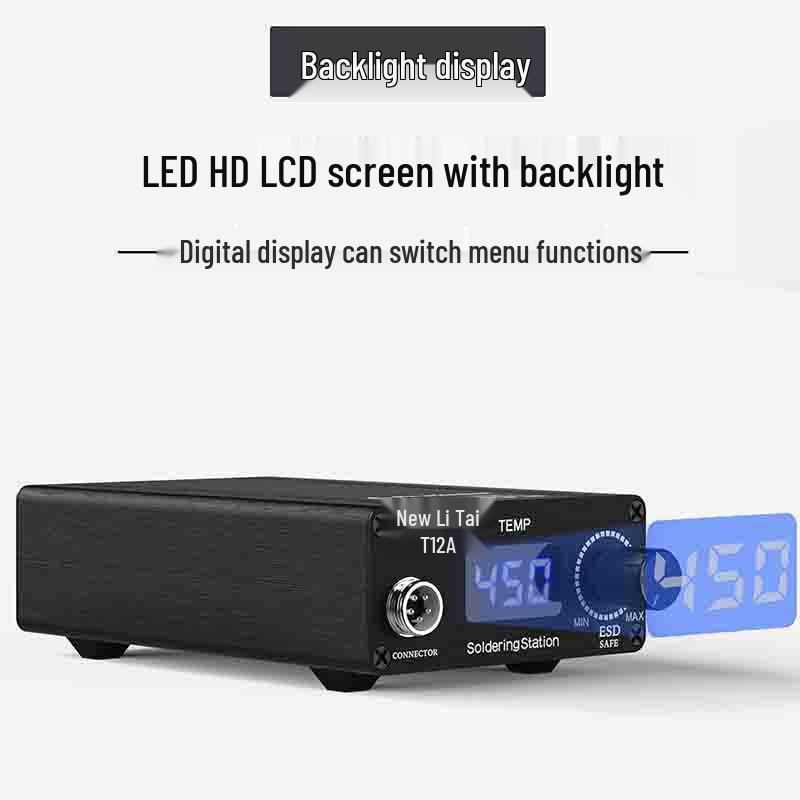 High-Power T12 Soldering Station with Digital Display and Adjustable Temperature for Mobile Phone Repair DIY Kit