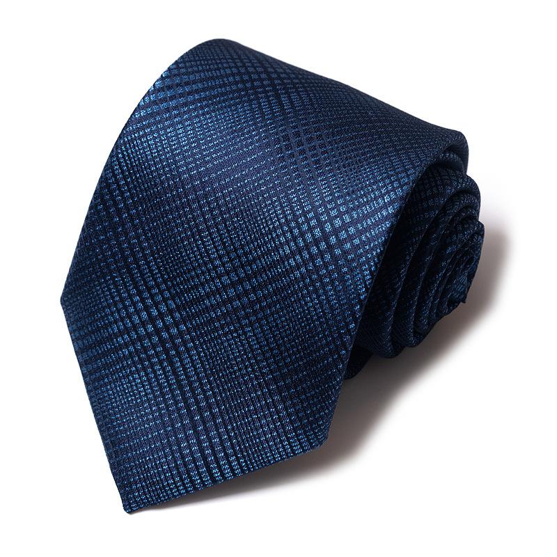 Men'S Tie Business Dress Tie Polyester Groom Wedding Festive Striped 8Cm Tie