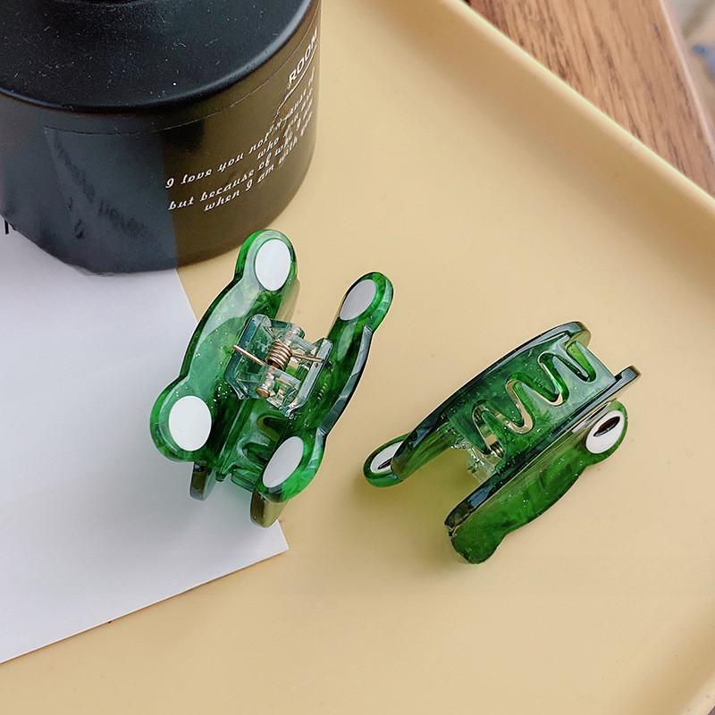 Trendige Cartoon-Frosch Kleine Haarspange Für Frauen Aus Acetat Perfekt Fürs Styling