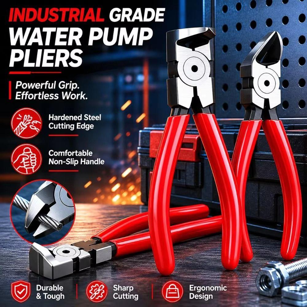 Industrial Grade Flat Nose Pliers Thickened Sprue Cutters Multifunctional Tool  Watch Repair
