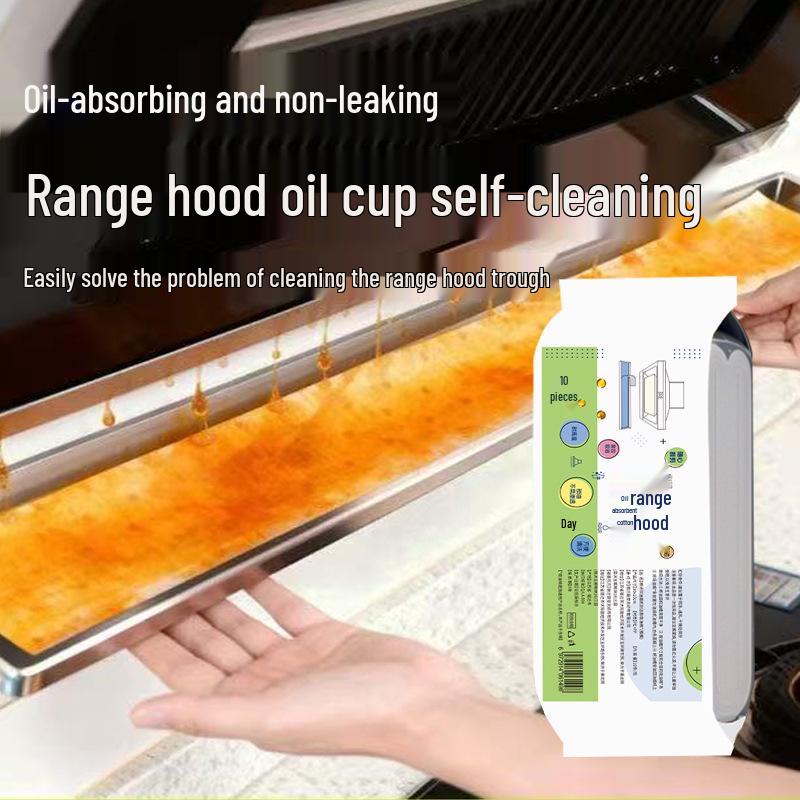 Universal Kitchen Range Hood Oil-Absorbing Filter Strips