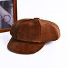 Autumn Winter Beret for Women Retro British & Korean Style Slimming Octagonal Warm Windproof Forward Cap Versatile Character Hat