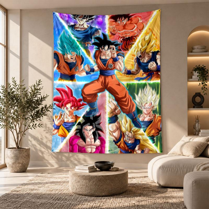 Decorative Tapestry,Vegeta Printed Wall Art, Lightweight Wall Hanging For Bedroom Background