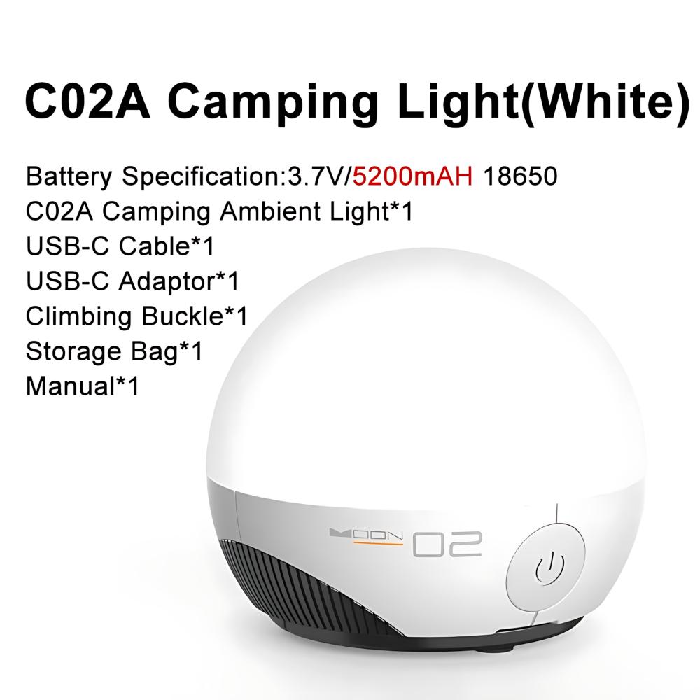 

Сенсорное управление Диммируемая сенсорная лампа с крючком Перезаряжаемый свет Наружное освещение белый