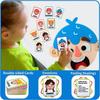 Kinder DIY Filz Ausdrucksboard: Kognitives Training & Lernspielzeug mit Gesichtsaufklebern für das frühe Lernen