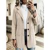 New Autumn Women's Loose Mid-length Corduroy Hooded Jacket, Casual Streetwear Outerwear for Crossborder