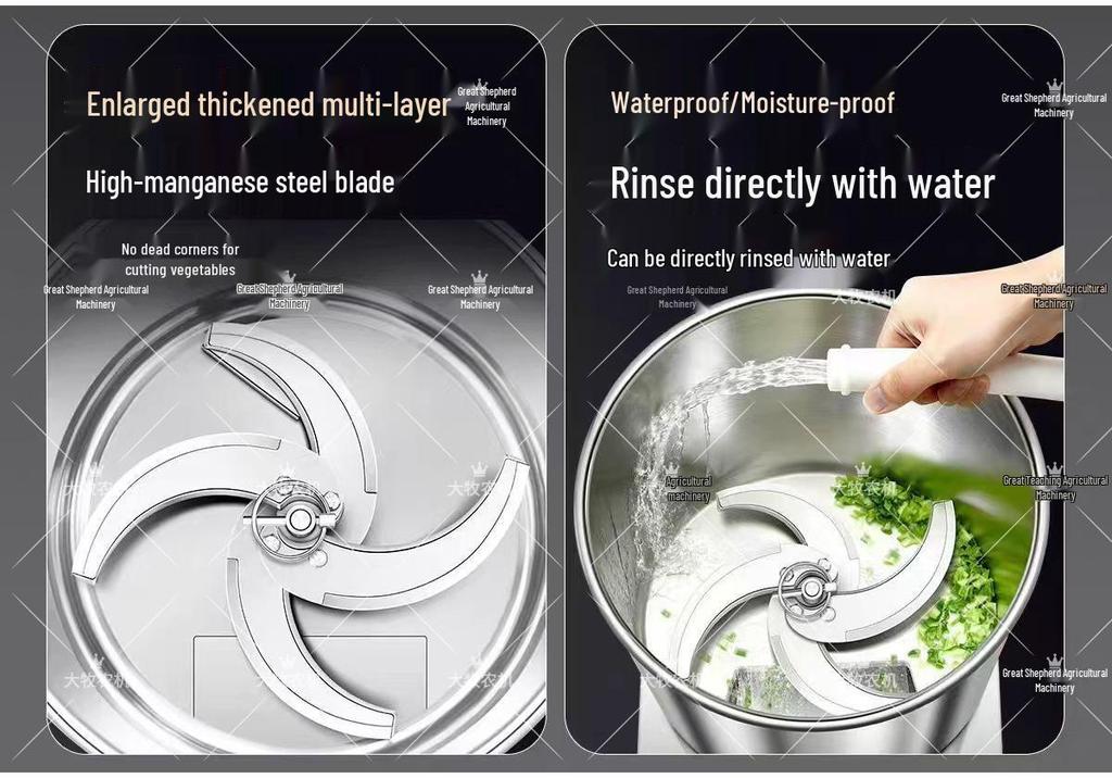 Stainless Steel Vegetable & Fruit Crusher/Cutter for Home & Farm Use