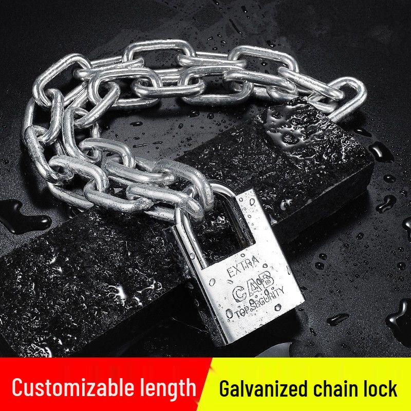 Прочный противоугонный цепной замок