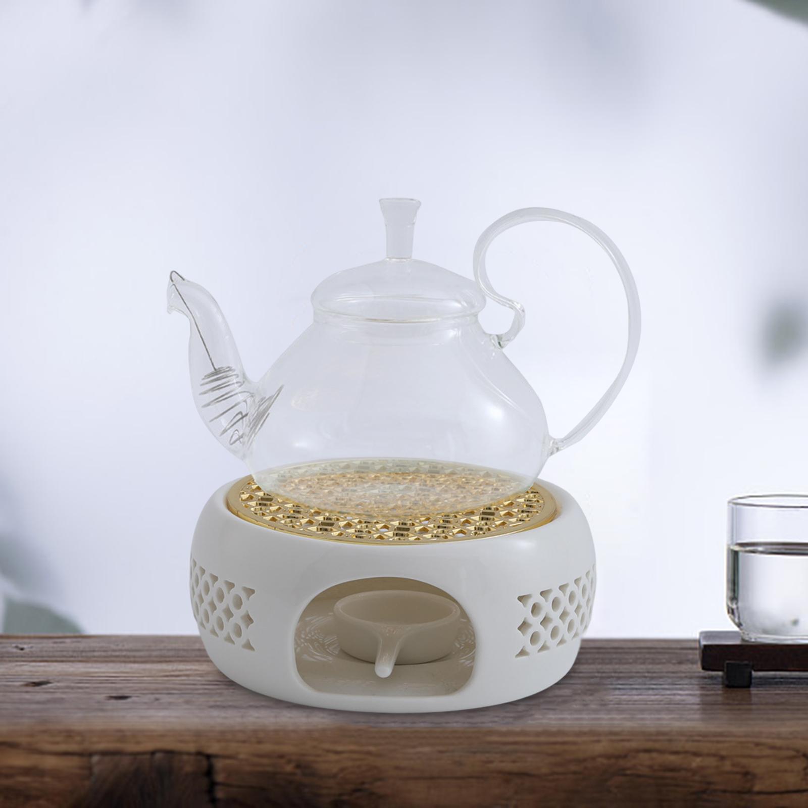 Tea Trivet Tealight Holder Coffee Warmer Teaware Tealight Holder Support Dish Cup Heater Warming Base for Restaurant Kitchen