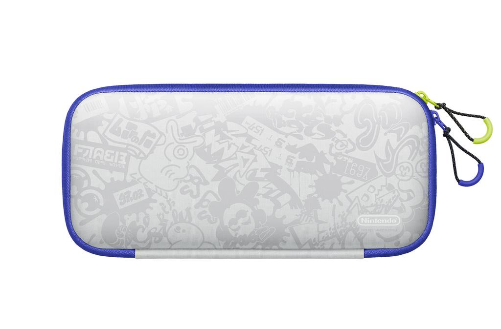 Nintendo Nintendo Switch Carrying Case Splatoon 3 Edition Protector Switch Logo Design Microfiber Cloth [Genuine Product] (screen Included) (Nintendo