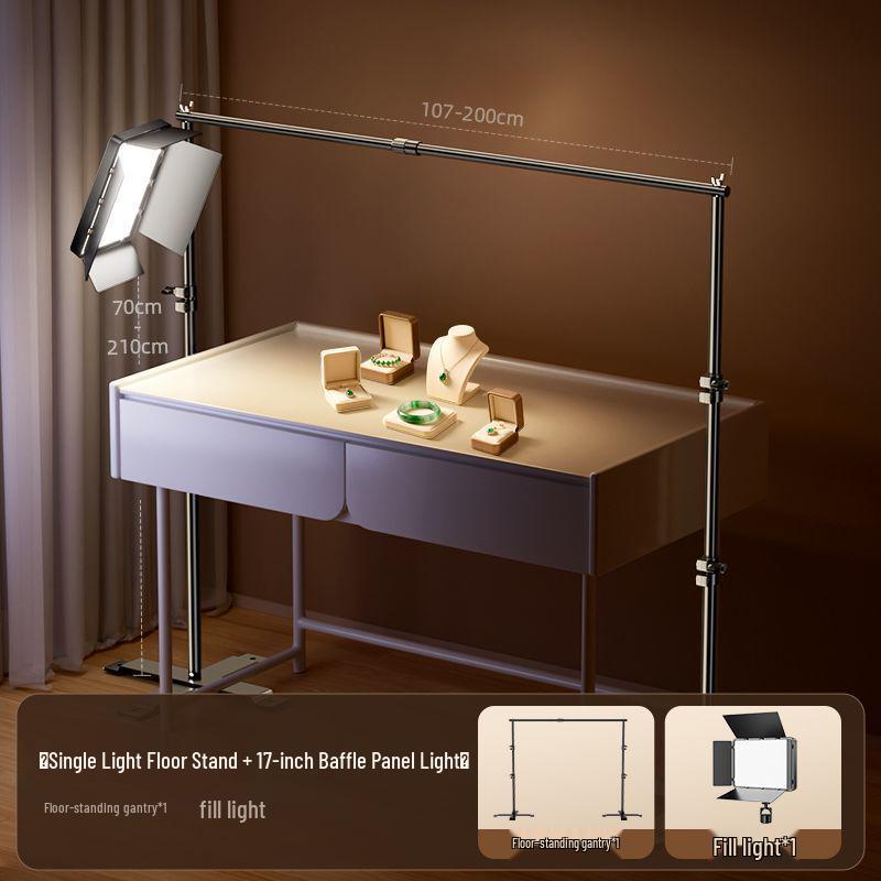 Broadcast Fill Light: LED Desktop Top Light for Live Room Photography and Professional Lighting