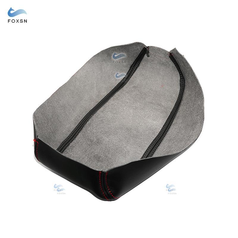 För BMW 1-serie F20 2016 2017 2018 Microfiber Läder Bil Interiör Mittkonsol Armstöd Box Skyddsskydd