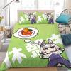 Umamusume Pretty Derby Cute Duvet Cover Pillowcase Bedding Set Single Double Queen King Size Soft Microfiber Student Decor Gift
