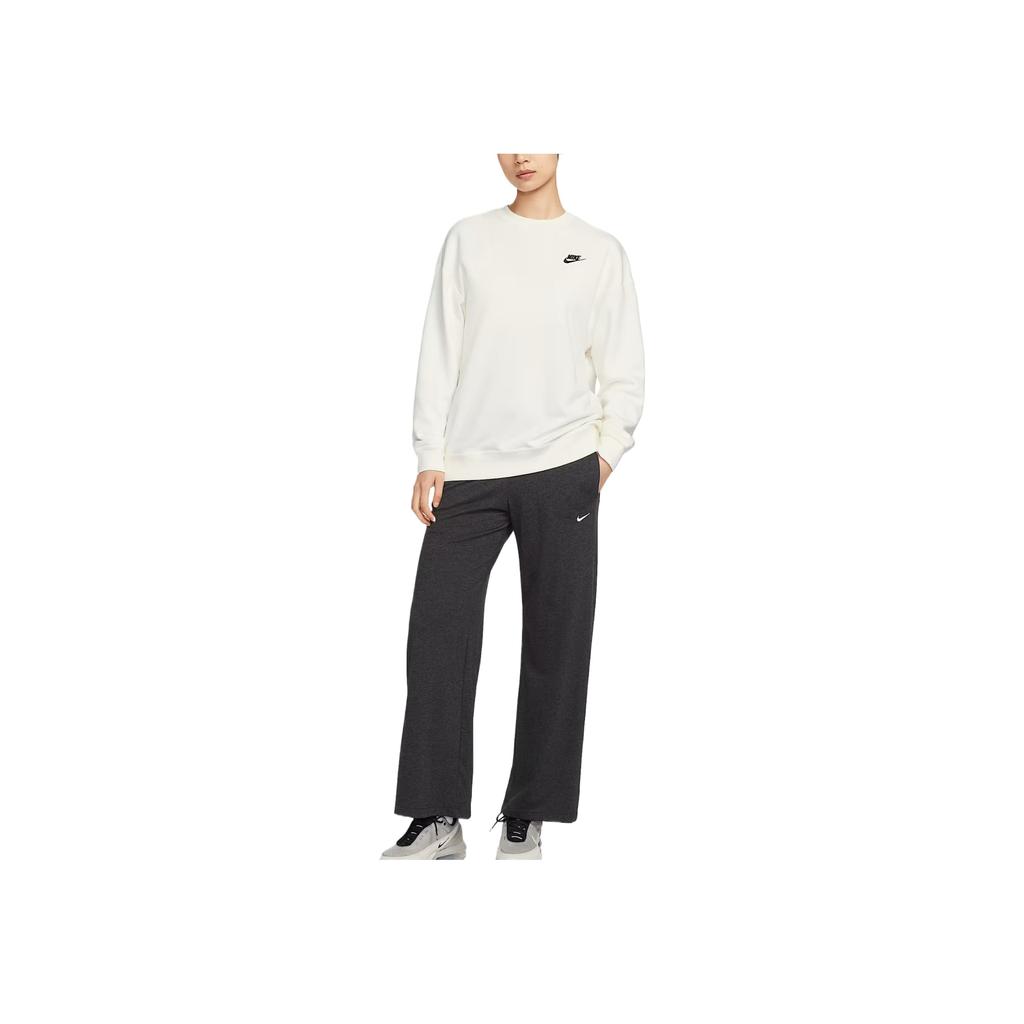 Nike Sportswear Club Fleece Futura Simple Fashion Versatile Trendy Long Sleeve T-Shirt Women T-Shirts HV2327-133