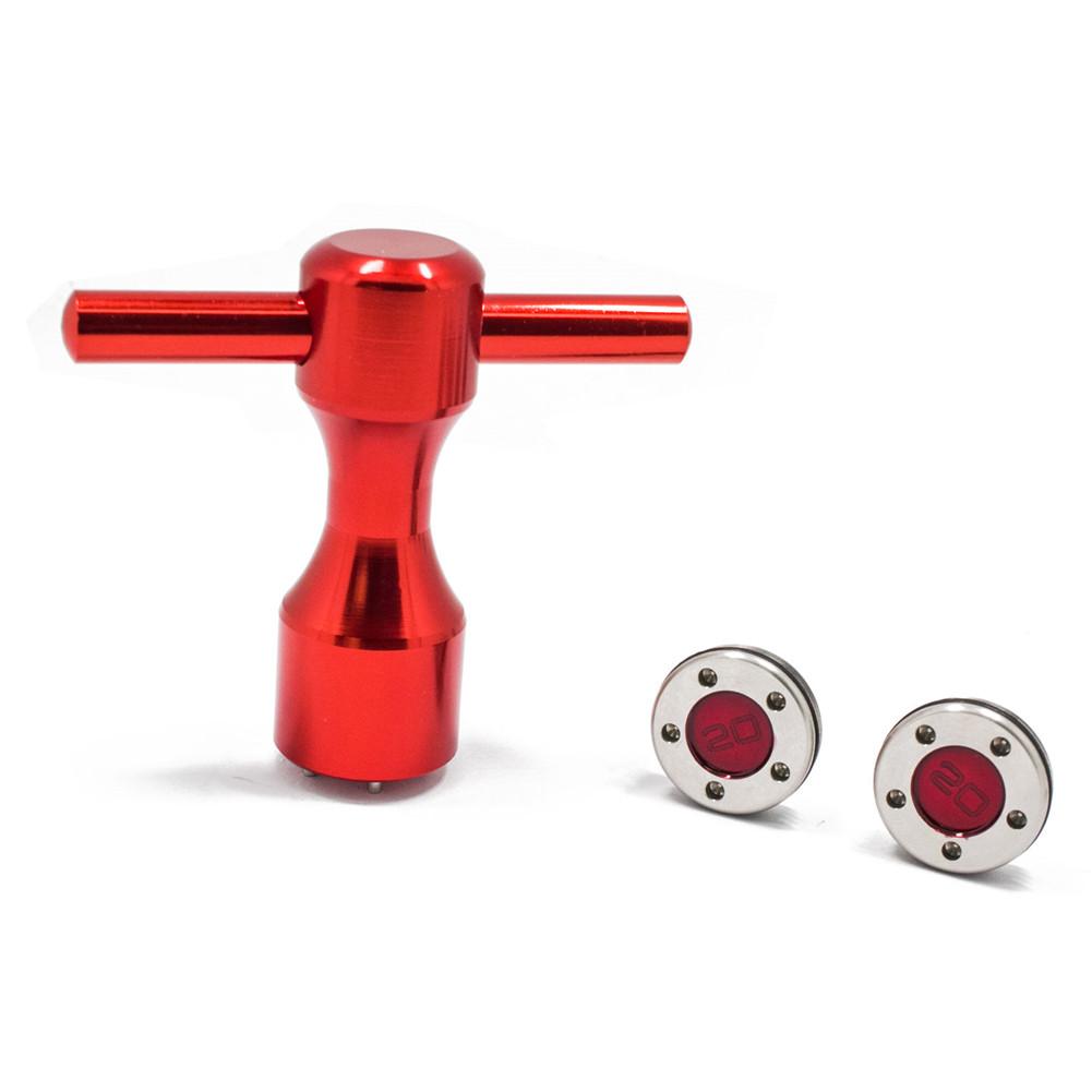 2pcs 5g~40g Golf Custom Weights + Red Wrench for   Putters