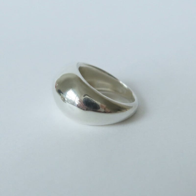 Oepe LAYER RING No.5 (Silver / 10mm dome)