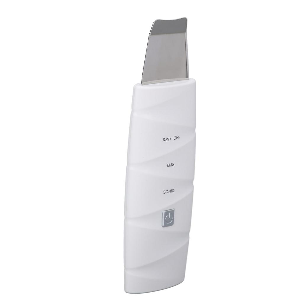 Ultrasonic Face Skin Spatula Blackhead Removal Pore Cleaning 4 Modes Facial Scrubber Spatula for Skincare
