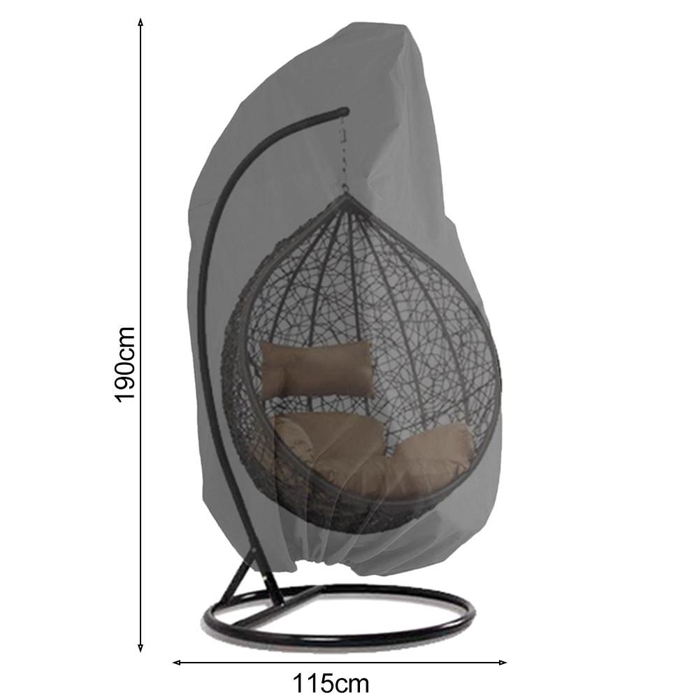 Garten Hängender Ei Schaukelstuhl Abdeckung Staubdichte Stuhl Abdeckung Wasserdicht UV Schutz Universelle Abdeckung Outdoor Möbel Set