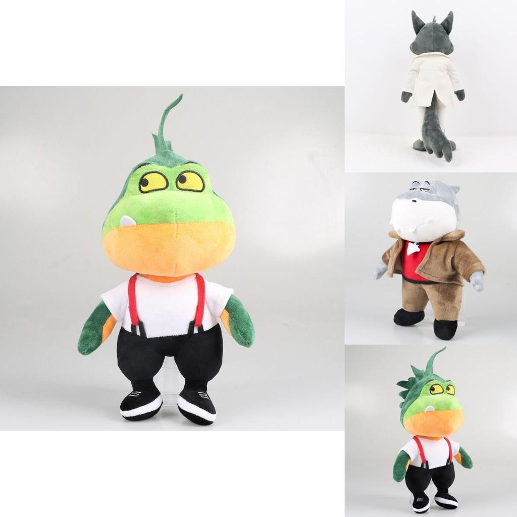 The Bad Guys Plush Toy Collection Featuring Mr. Wolf Ms. Tarantula Mr. Snake Mr. Piranha And More!