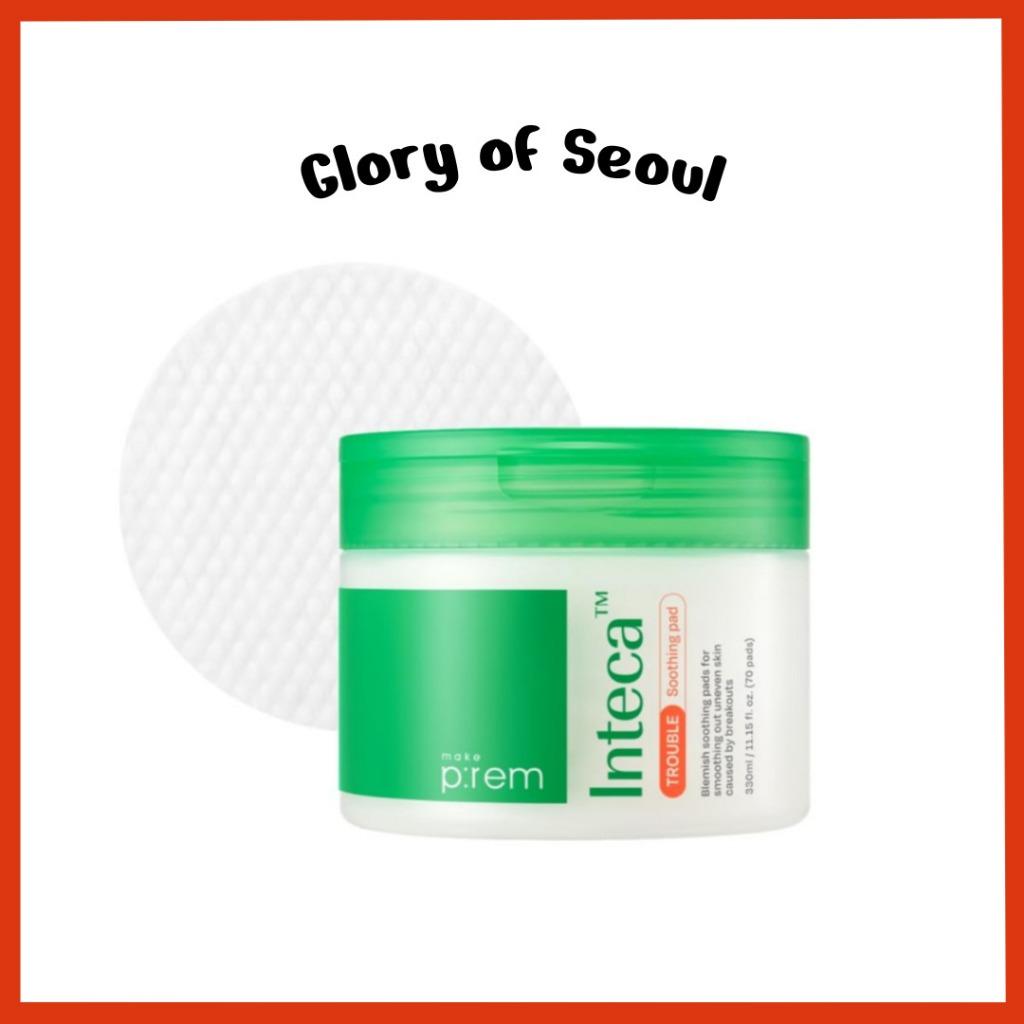 MAKE PREM Inteca Trouble Soothing Pads, 330ml (70 Pads)