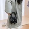 Childrens Pu Mini Shoulder Bag With Butterfly Bow For Daily Use