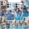 Cute Cat Cartoon Dog Case for Xiaomi Redmi 10 10C 9C 9A 9i 9 Prime 9T 12 12C 10A K40 Pro Black Soft TPU Mobile Phone Bag Cover