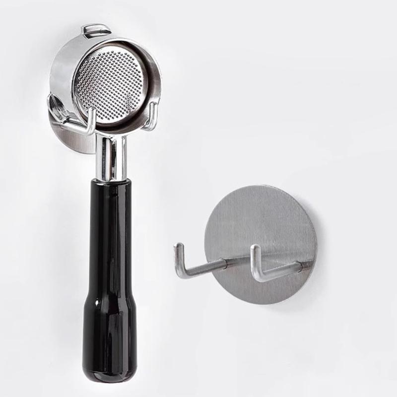 Multipurpose 304 Stainless Steel Coffee Handle Rack Practical Barista Tool Storage Shelf Coffee Machine Accessories