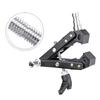 Adjustable Metal Clamp Holder for Cameras and Tripods Fill Light Accessories with 12kg High Load Bearing Capacity Black