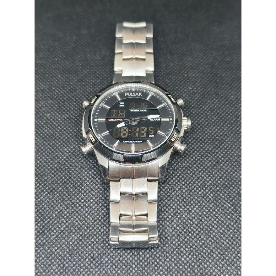 Used Working item SEIKO PULSAR Pulsar ZO21 New belt New battery replaced